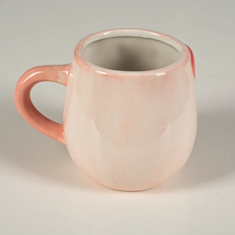 Kubek w Kształcie Świnki Ceramiczny Kubek Zwierzątko Captain Mike 420 ml