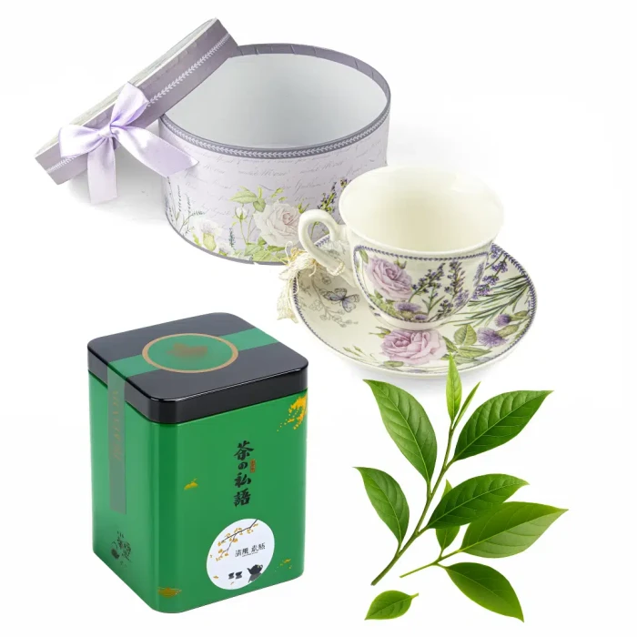 Zestaw prezentowy – porcelanowa filiżanka + herbata Oolong Golden