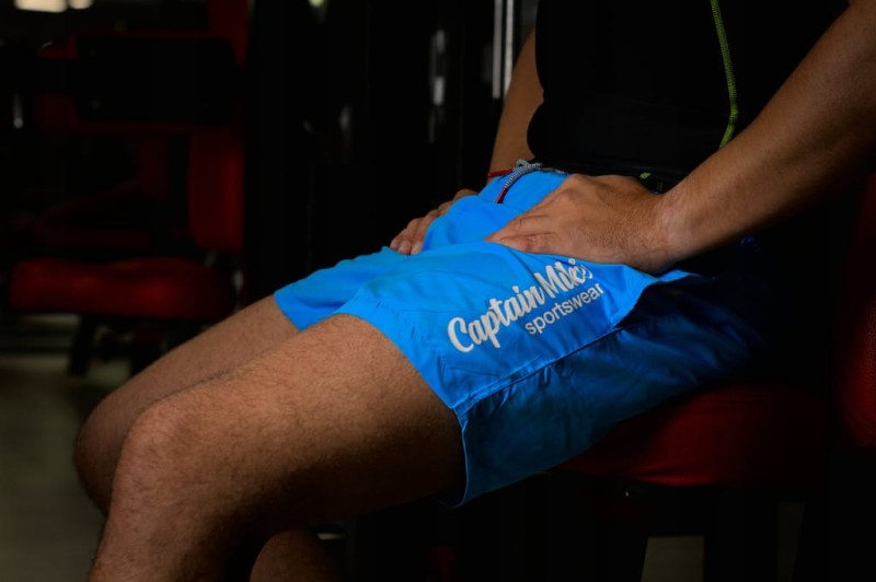 Spodenki, szorty, męskie, sportowe, szybkoschnące, captain mike, na basen, nad jezioro, sauna
