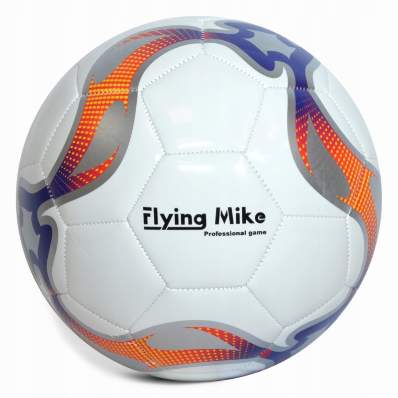 Piłka nożna do nogi Flying Mike biała