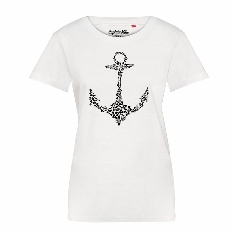 certyfikat OEKO-TEX, koszulka, damska, t-shirt, bawełniana, elastyczna, markowa, kardio, dopasowany krój, wygodna na rożne okazje, na lato, na jesień, na wiosnę, KOTWICA