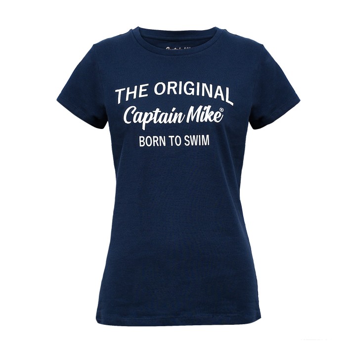 Koszulka damska T-shirt  Born to swim Captain Mike®