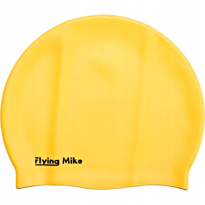 Czepek pływacki silikonowy żółty Flying Mike