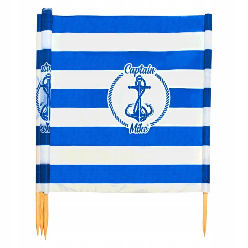 Parawan plażowy 6m Captain Mike morze kotwica