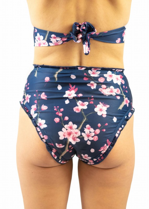 Strój kąpielowy damski, bikini, wysoki stan