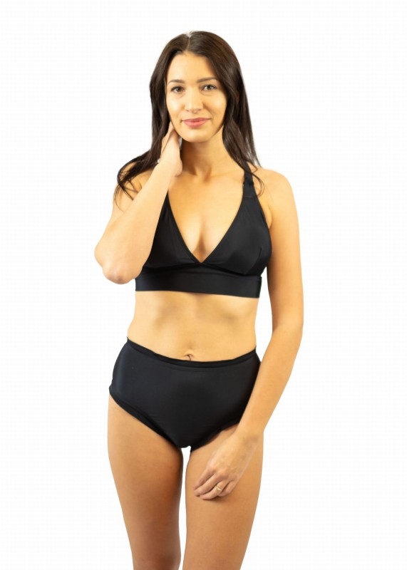 Strój kąpielowy damski, bikini, wysoki stan