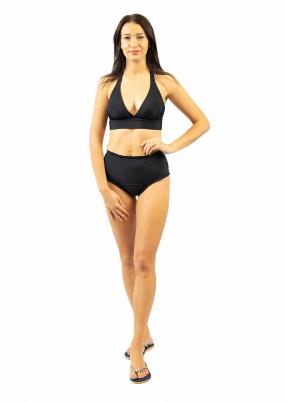 Strój kąpielowy damski, bikini, wysoki stan