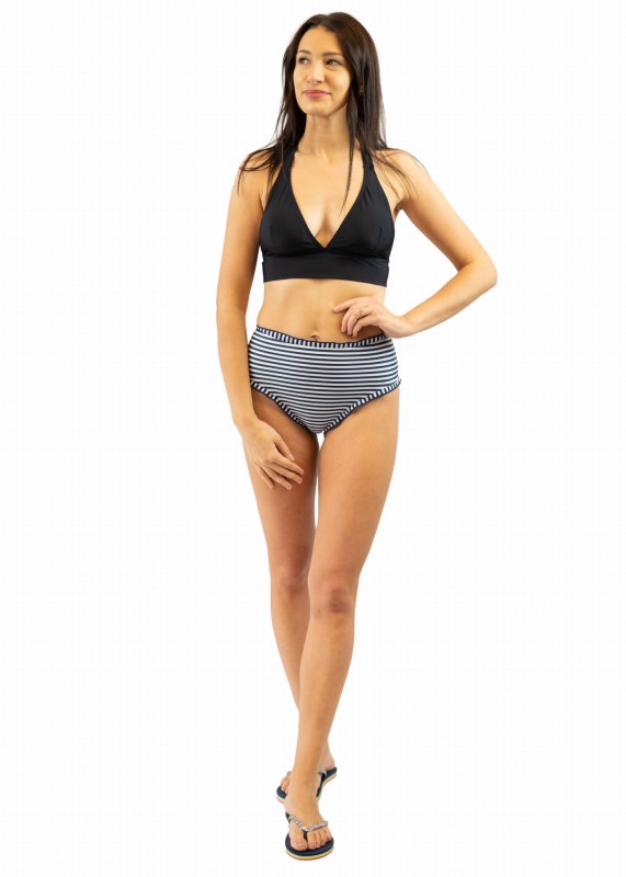 Strój kąpielowy damski, bikini, wysoki stan