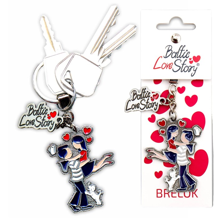 Brelok do kluczy zawieszka Baltic Love Story Captain Mike®