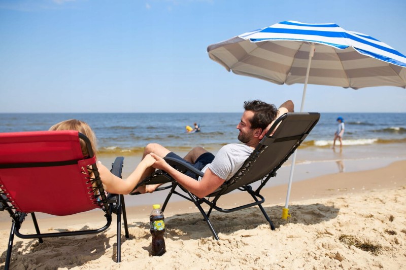 Leżaki na plażę, nad morze, wygodne, lekkie