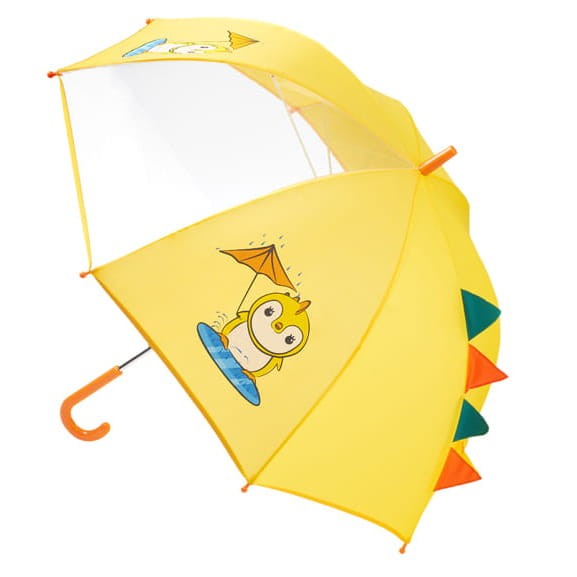 Parasol dziecięcy żółty KUBUŚ Kraina Pingwina