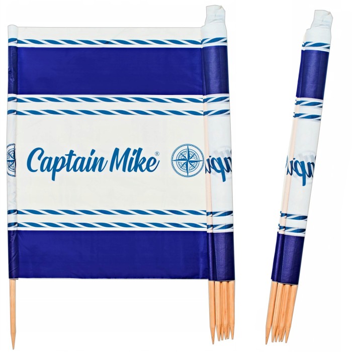 Parawan na plażę XXL - 6 m przeciwwietrzny Captain Mike® 