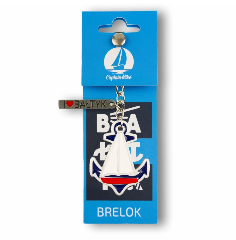 brelok do kluczy, zawieszka do kluczy, morski wzór