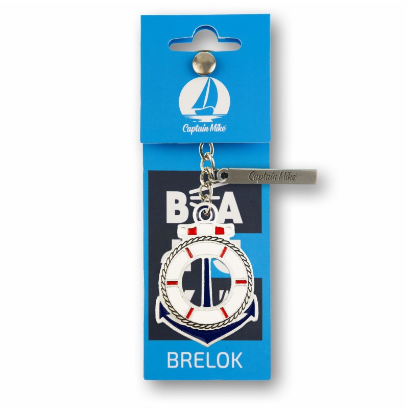brelok do kluczy, zawieszka do kluczy, morski wzór